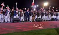 حضور پرشور عشایر شمال کرمان در مراسم اربعین رهبر انقلاب
