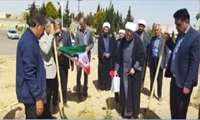کاشت ۲۵۰ اصله نهال به یاد چهلمین روز عروج ملکوتی قائد شهید امت در شهربابک