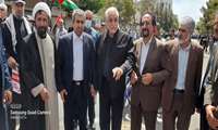 شرکت سرپرست و کارکنان سازمان جهاد کشاورزی استان کرمان در مراسم جهانی روز قدس