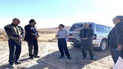 بازدید رئیس سازمان جهاد کشاورزی از روستاهای آسیب دیده از سیل کوهبنان