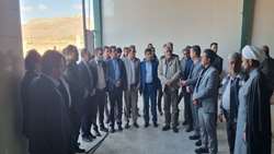 بازدید داوود بیگلری رئیس سازمان جهاد کشاورزی استان کرمان و هیئت همراه از کارخانه گیاهان دارویی شرکت بهار هونی شهرستان رابر