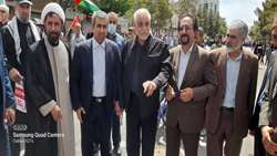 شرکت سرپرست و کارکنان سازمان جهاد کشاورزی استان کرمان در مراسم جهانی روز قدس