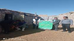 به مناسبت هفته بسیج اردوی جهادی در شهرستان شهربابک برگزار گردید