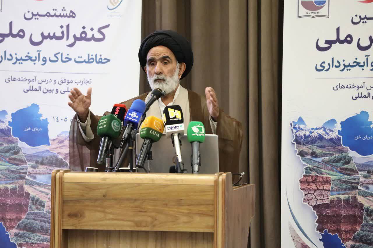حجت‌الاسلام والمسلمین ربانی:حفاظت از آب و خاک، زیربنای امنیت غذایی پایدار است